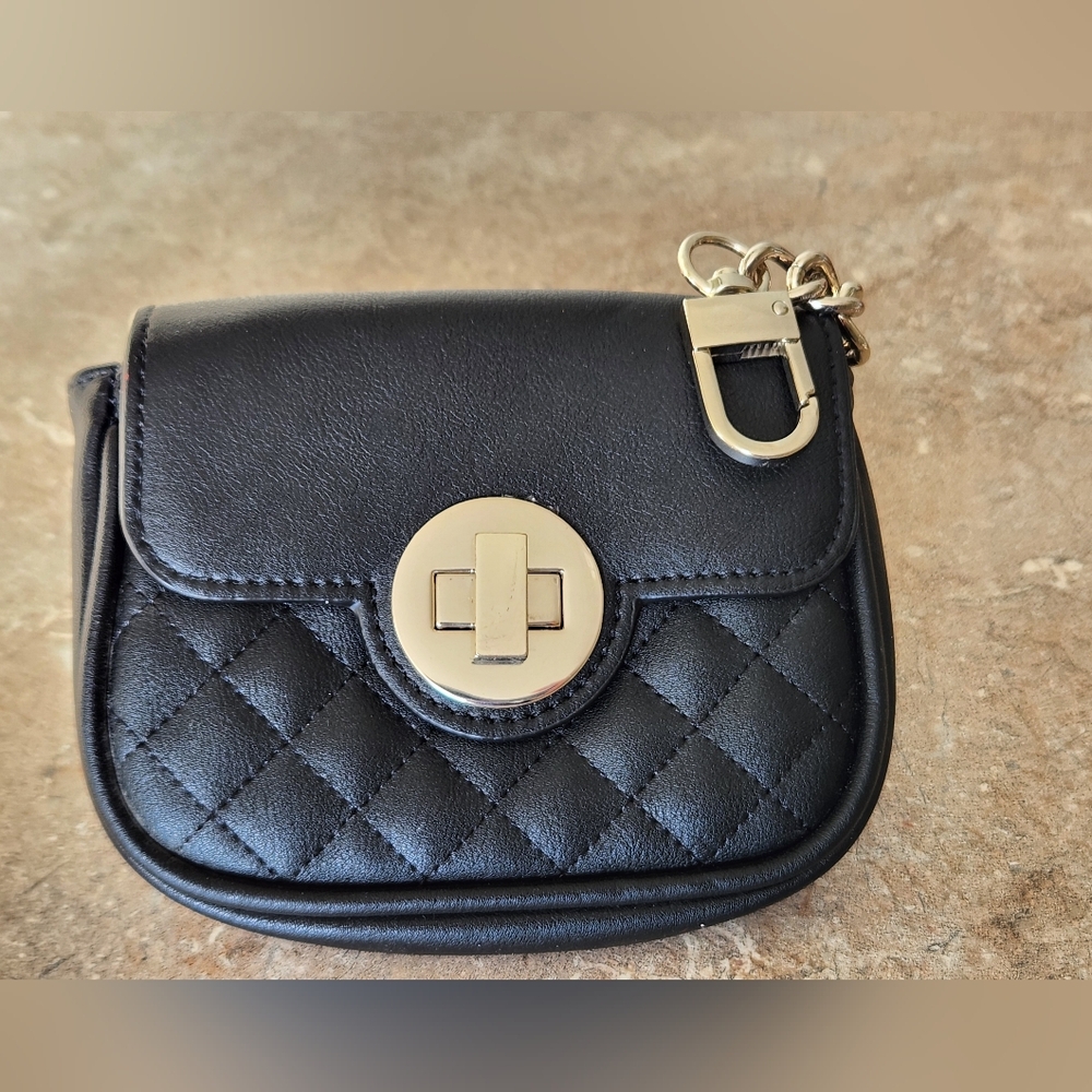 GUESS Black Faux Leather Wallet / Pouch